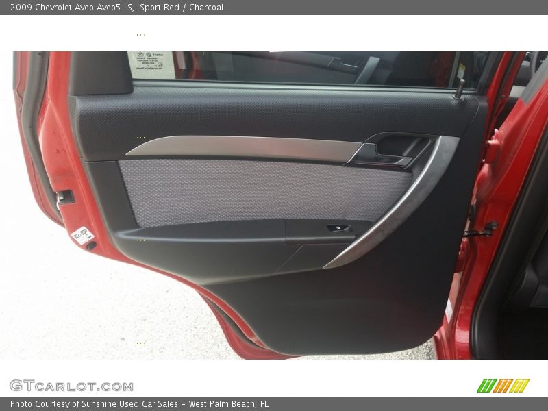 Sport Red / Charcoal 2009 Chevrolet Aveo Aveo5 LS