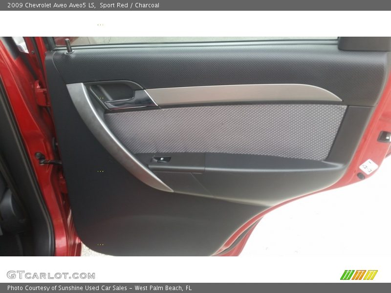 Sport Red / Charcoal 2009 Chevrolet Aveo Aveo5 LS