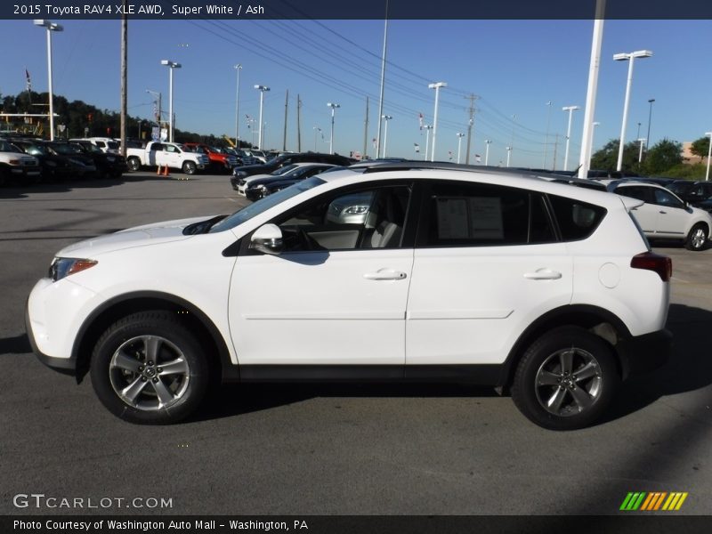 Super White / Ash 2015 Toyota RAV4 XLE AWD