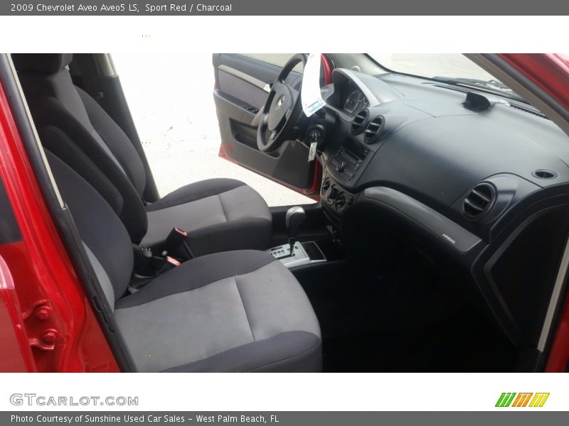 Sport Red / Charcoal 2009 Chevrolet Aveo Aveo5 LS