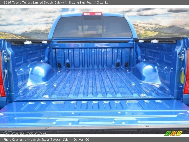 Blazing Blue Pearl / Graphite 2016 Toyota Tundra Limited Double Cab 4x4