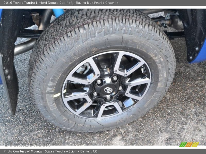 Blazing Blue Pearl / Graphite 2016 Toyota Tundra Limited Double Cab 4x4