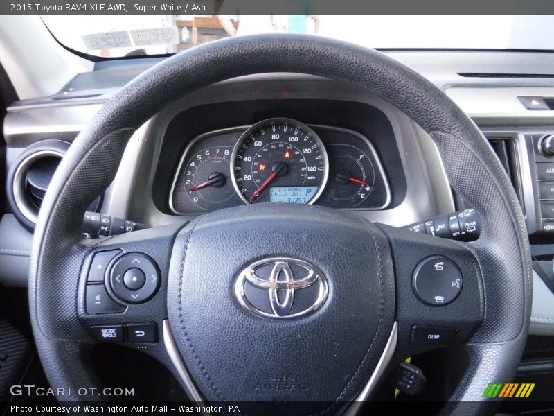 Super White / Ash 2015 Toyota RAV4 XLE AWD
