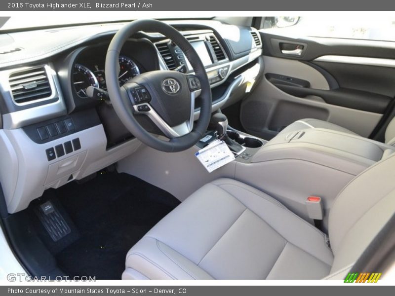 Blizzard Pearl / Ash 2016 Toyota Highlander XLE