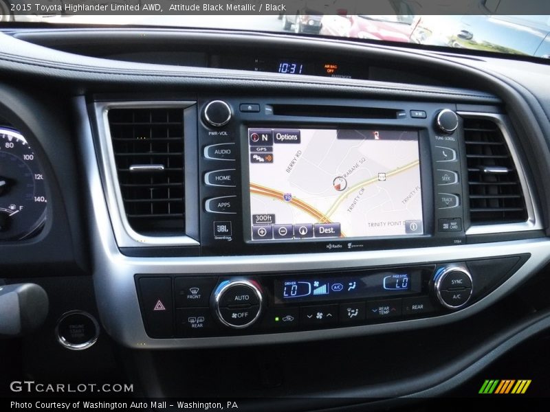 Attitude Black Metallic / Black 2015 Toyota Highlander Limited AWD