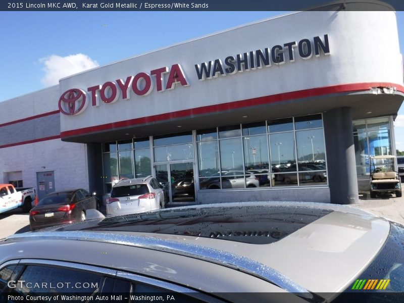 Karat Gold Metallic / Espresso/White Sands 2015 Lincoln MKC AWD