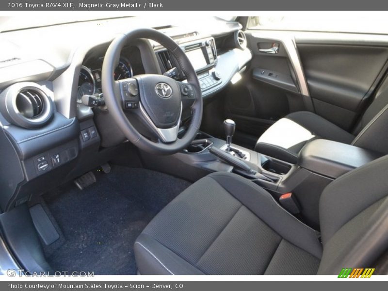 Magnetic Gray Metallic / Black 2016 Toyota RAV4 XLE