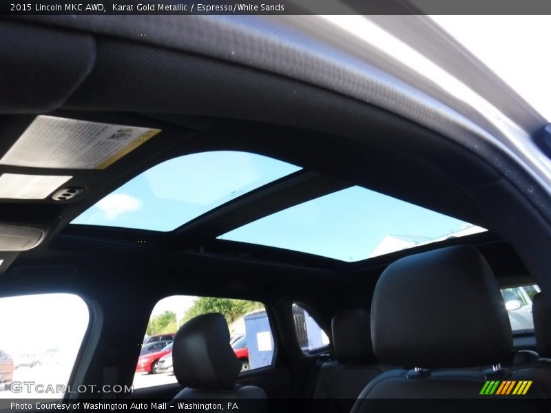 Karat Gold Metallic / Espresso/White Sands 2015 Lincoln MKC AWD