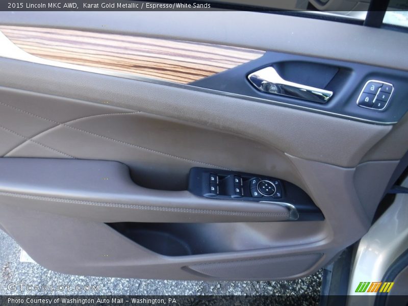 Karat Gold Metallic / Espresso/White Sands 2015 Lincoln MKC AWD