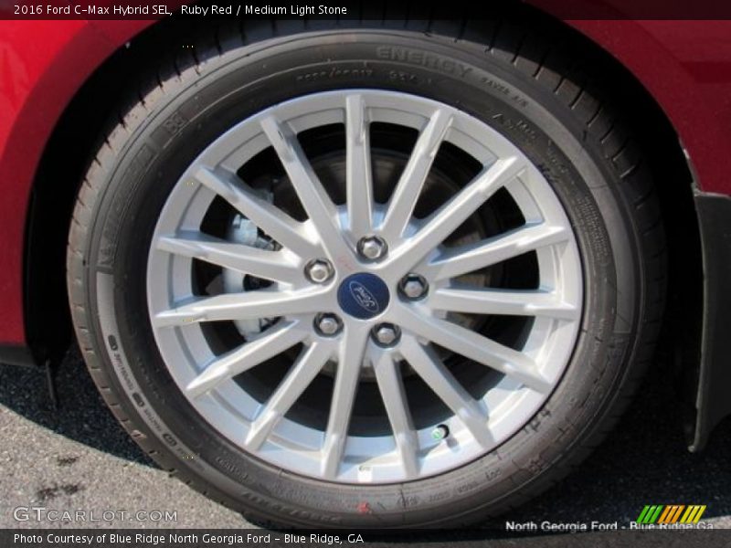 Ruby Red / Medium Light Stone 2016 Ford C-Max Hybrid SEL
