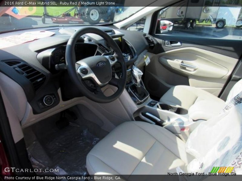 Ruby Red / Medium Light Stone 2016 Ford C-Max Hybrid SEL