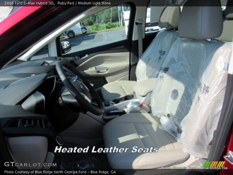 Ruby Red / Medium Light Stone 2016 Ford C-Max Hybrid SEL