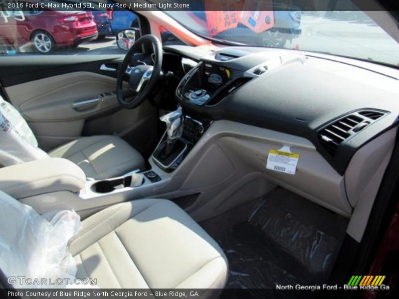 Ruby Red / Medium Light Stone 2016 Ford C-Max Hybrid SEL
