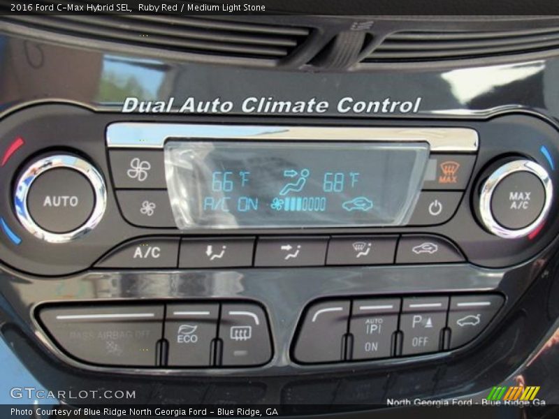 Ruby Red / Medium Light Stone 2016 Ford C-Max Hybrid SEL