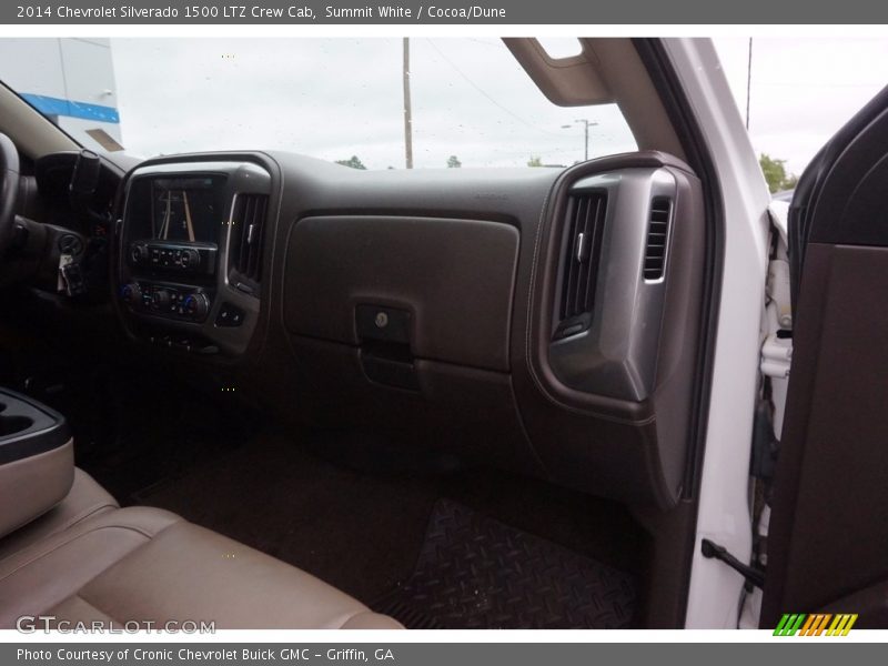 Summit White / Cocoa/Dune 2014 Chevrolet Silverado 1500 LTZ Crew Cab