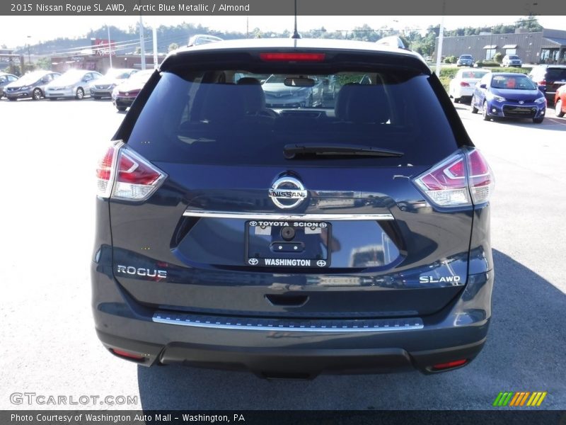 Arctic Blue Metallic / Almond 2015 Nissan Rogue SL AWD