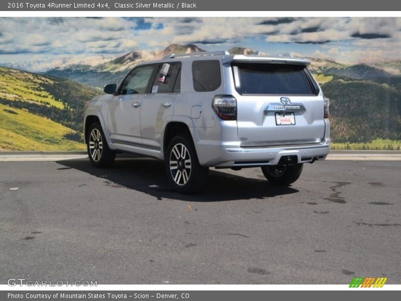 Classic Silver Metallic / Black 2016 Toyota 4Runner Limited 4x4