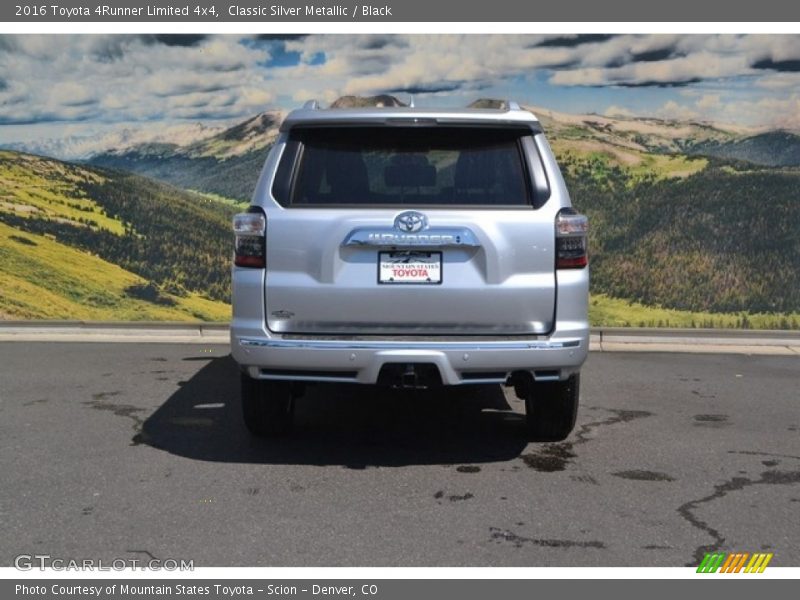 Classic Silver Metallic / Black 2016 Toyota 4Runner Limited 4x4