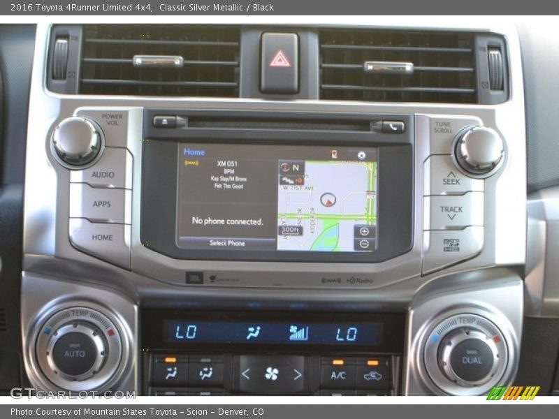 Classic Silver Metallic / Black 2016 Toyota 4Runner Limited 4x4