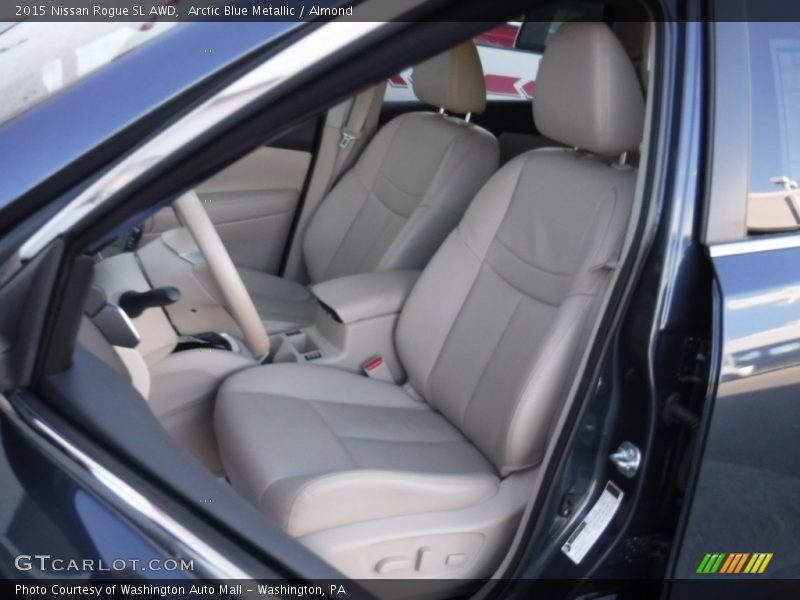 Arctic Blue Metallic / Almond 2015 Nissan Rogue SL AWD