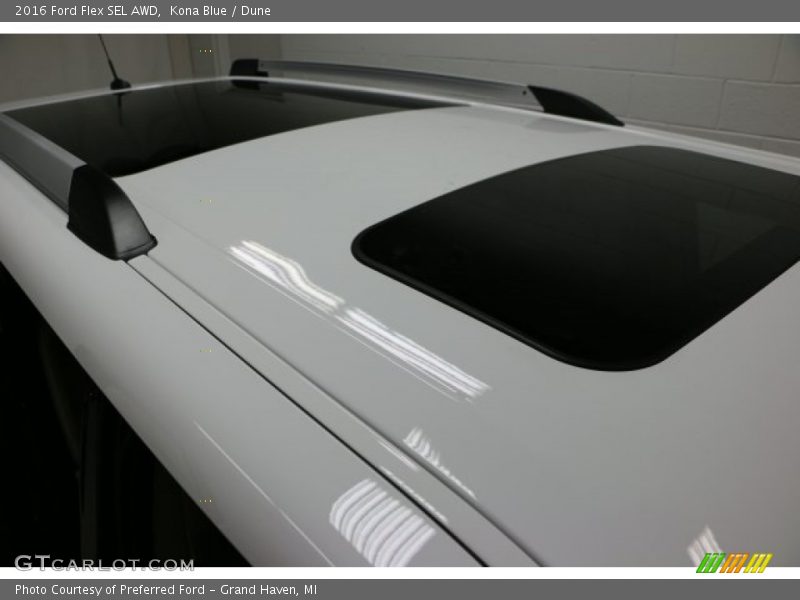 Kona Blue / Dune 2016 Ford Flex SEL AWD
