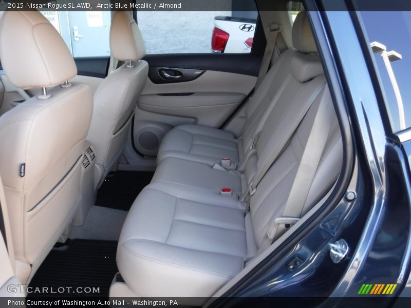 Arctic Blue Metallic / Almond 2015 Nissan Rogue SL AWD