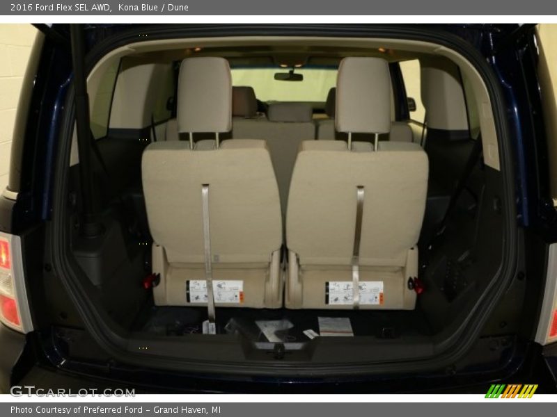 Kona Blue / Dune 2016 Ford Flex SEL AWD