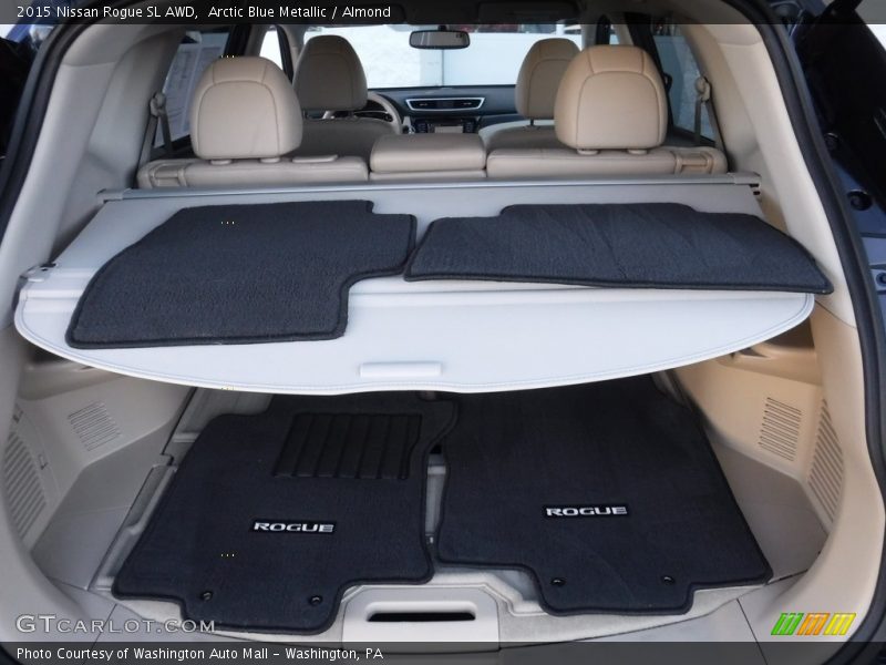 Arctic Blue Metallic / Almond 2015 Nissan Rogue SL AWD