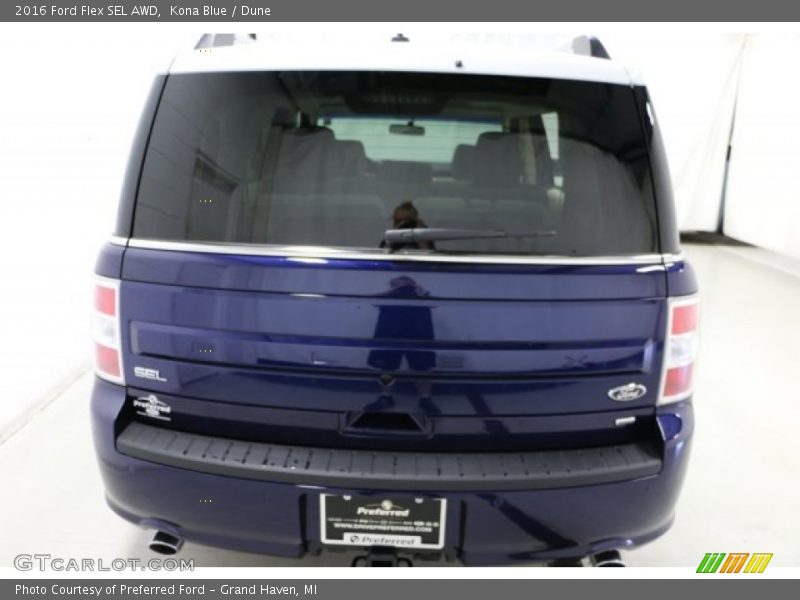 Kona Blue / Dune 2016 Ford Flex SEL AWD