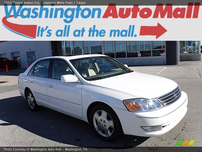 Diamond White Pearl / Taupe 2003 Toyota Avalon XLS