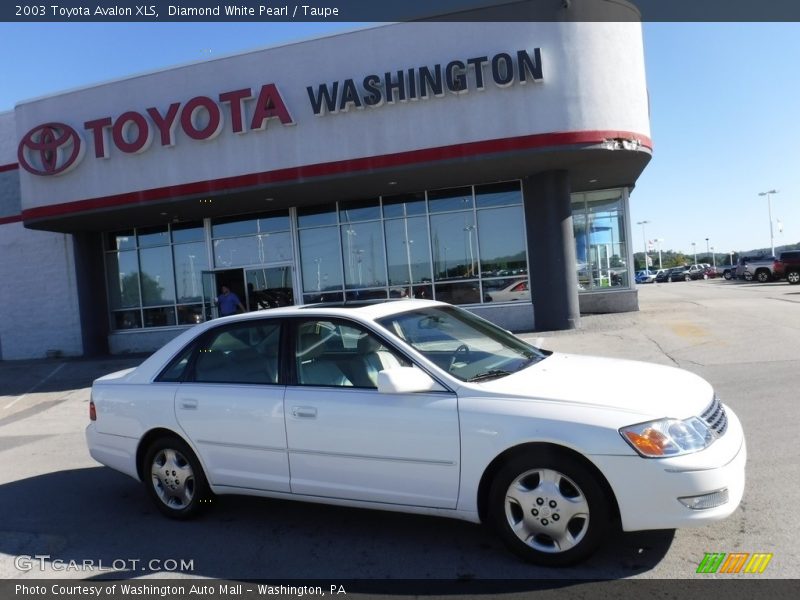 Diamond White Pearl / Taupe 2003 Toyota Avalon XLS