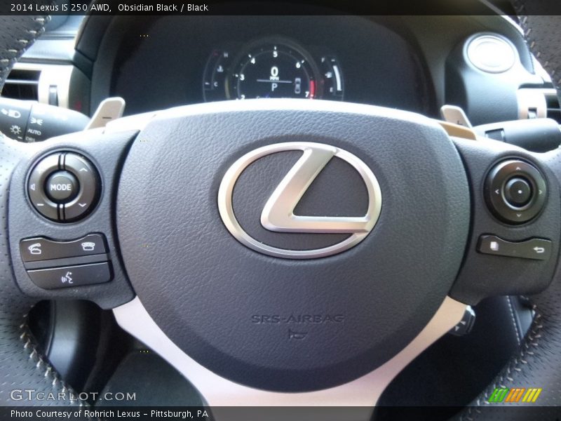 Obsidian Black / Black 2014 Lexus IS 250 AWD