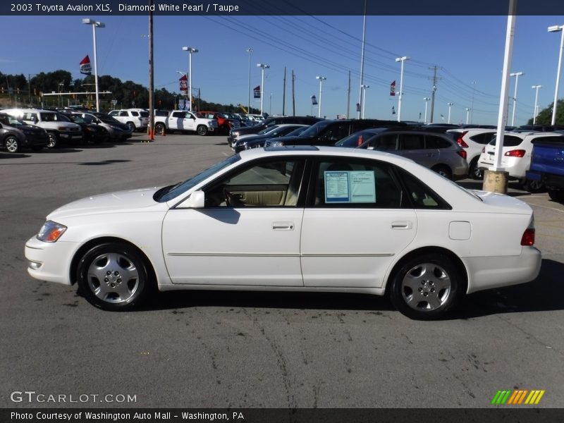 Diamond White Pearl / Taupe 2003 Toyota Avalon XLS