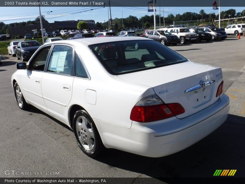 Diamond White Pearl / Taupe 2003 Toyota Avalon XLS