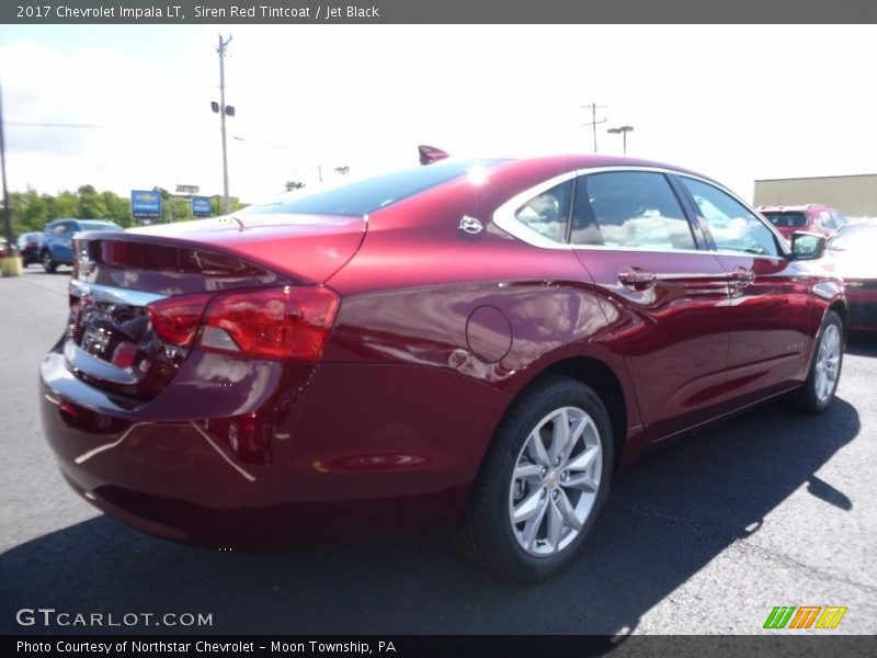 Siren Red Tintcoat / Jet Black 2017 Chevrolet Impala LT