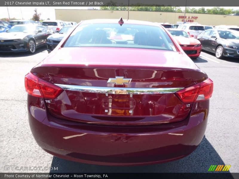 Siren Red Tintcoat / Jet Black 2017 Chevrolet Impala LT