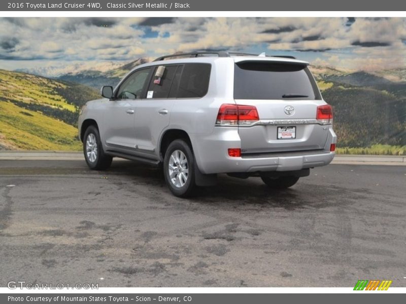 Classic Silver Metallic / Black 2016 Toyota Land Cruiser 4WD
