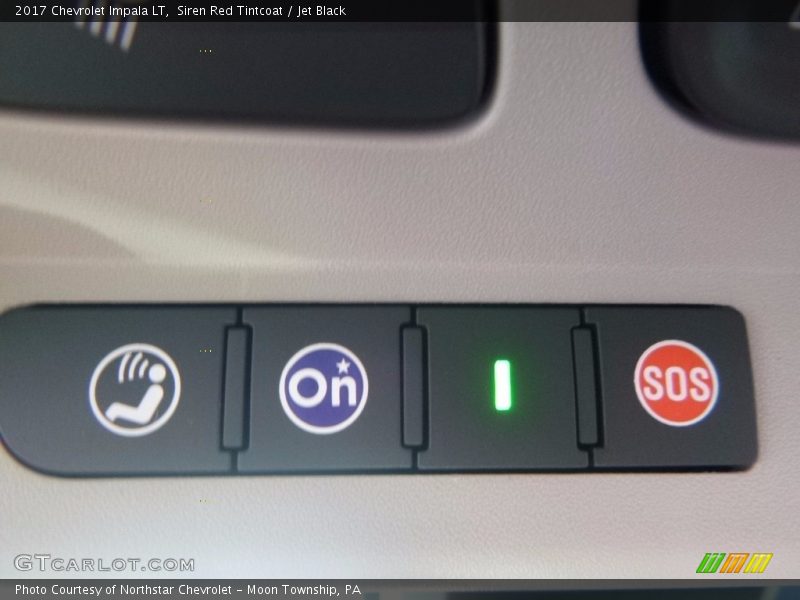 Siren Red Tintcoat / Jet Black 2017 Chevrolet Impala LT
