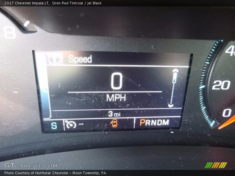 Siren Red Tintcoat / Jet Black 2017 Chevrolet Impala LT