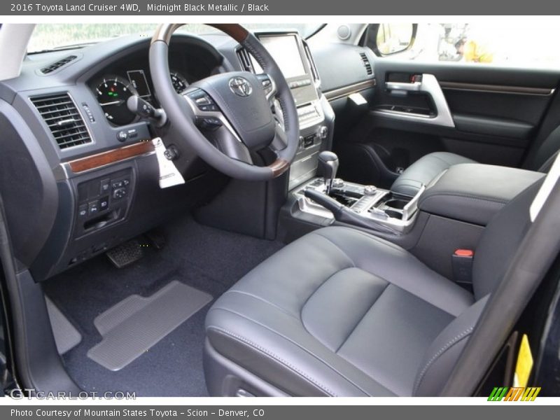 Midnight Black Metallic / Black 2016 Toyota Land Cruiser 4WD