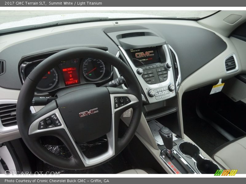 Summit White / Light Titanium 2017 GMC Terrain SLT