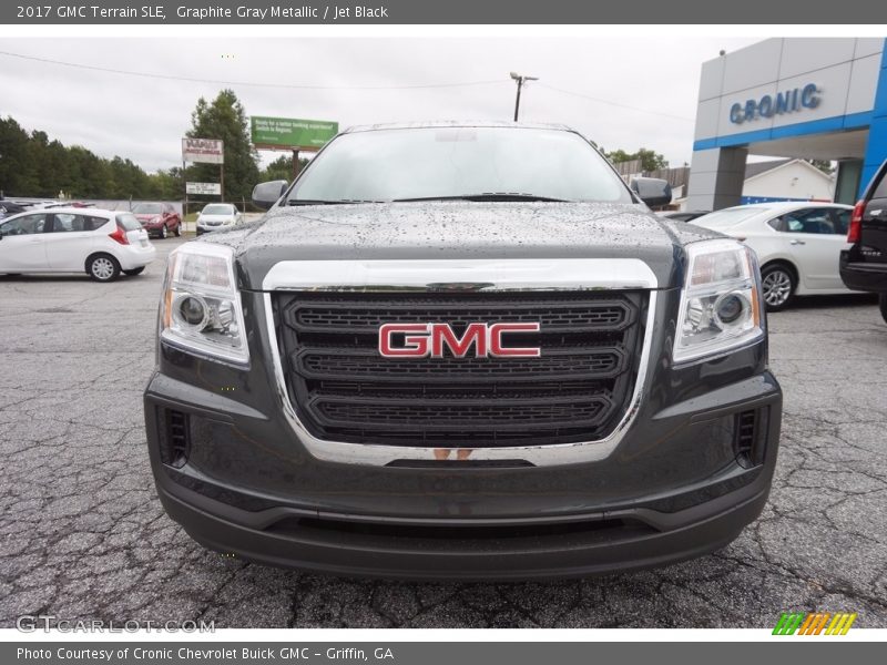 Graphite Gray Metallic / Jet Black 2017 GMC Terrain SLE