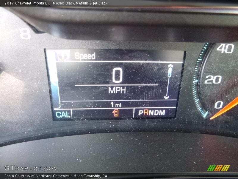 Mosaic Black Metallic / Jet Black 2017 Chevrolet Impala LT