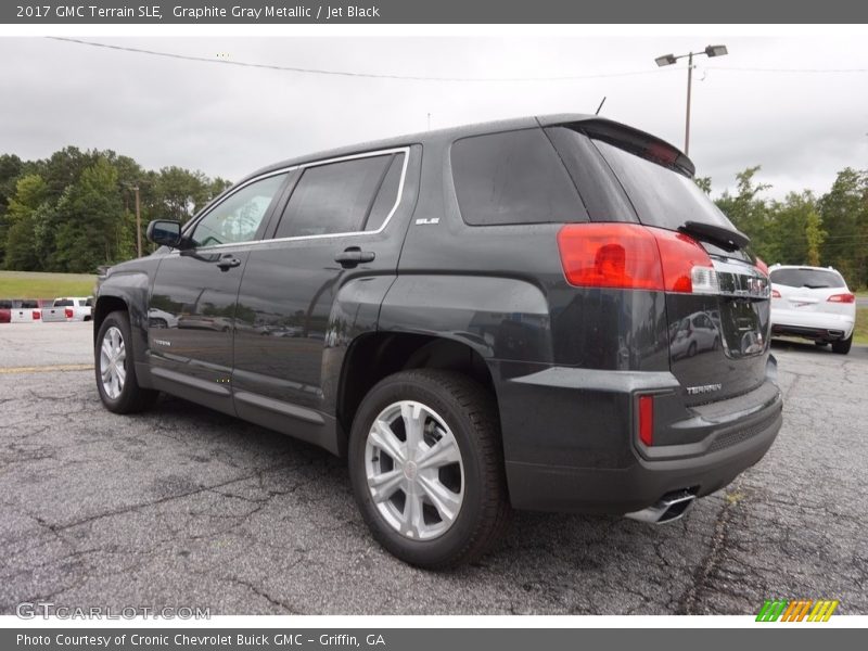 Graphite Gray Metallic / Jet Black 2017 GMC Terrain SLE