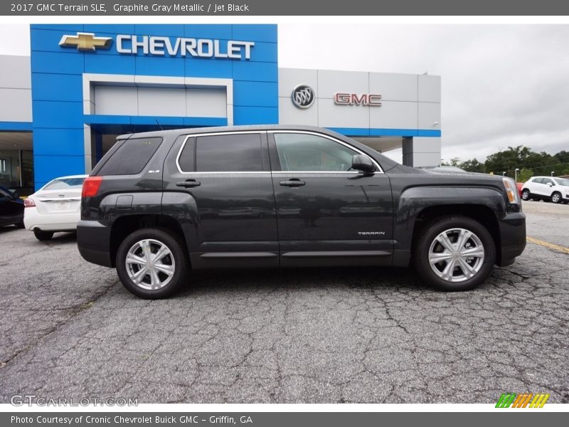 Graphite Gray Metallic / Jet Black 2017 GMC Terrain SLE