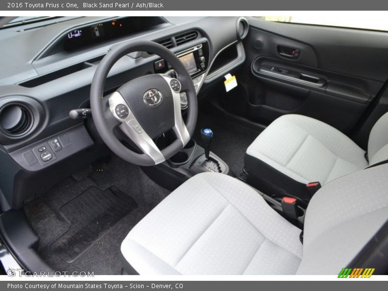 Black Sand Pearl / Ash/Black 2016 Toyota Prius c One