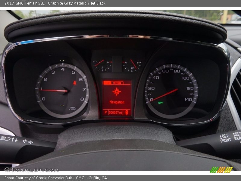 Graphite Gray Metallic / Jet Black 2017 GMC Terrain SLE