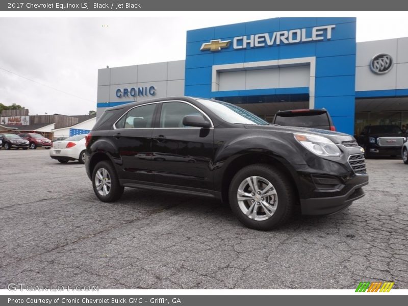 Black / Jet Black 2017 Chevrolet Equinox LS