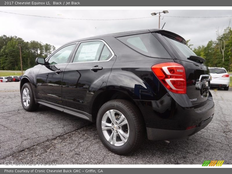Black / Jet Black 2017 Chevrolet Equinox LS