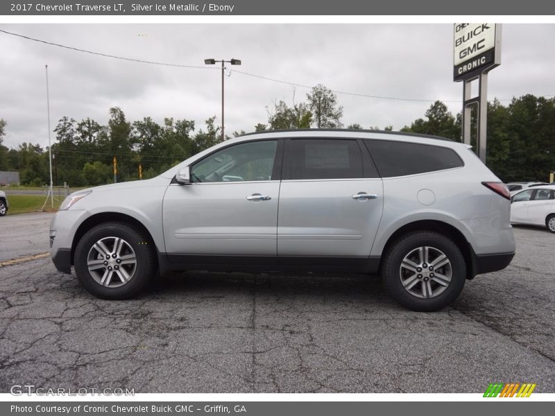 Silver Ice Metallic / Ebony 2017 Chevrolet Traverse LT